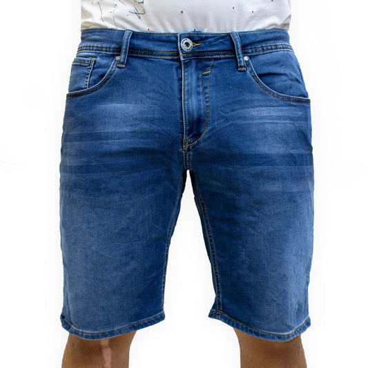 Bermuda jeans Uomo elasticizzati - [bewearitalia]