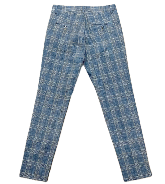 Pantalone Uomo Con Fantasia Tartan