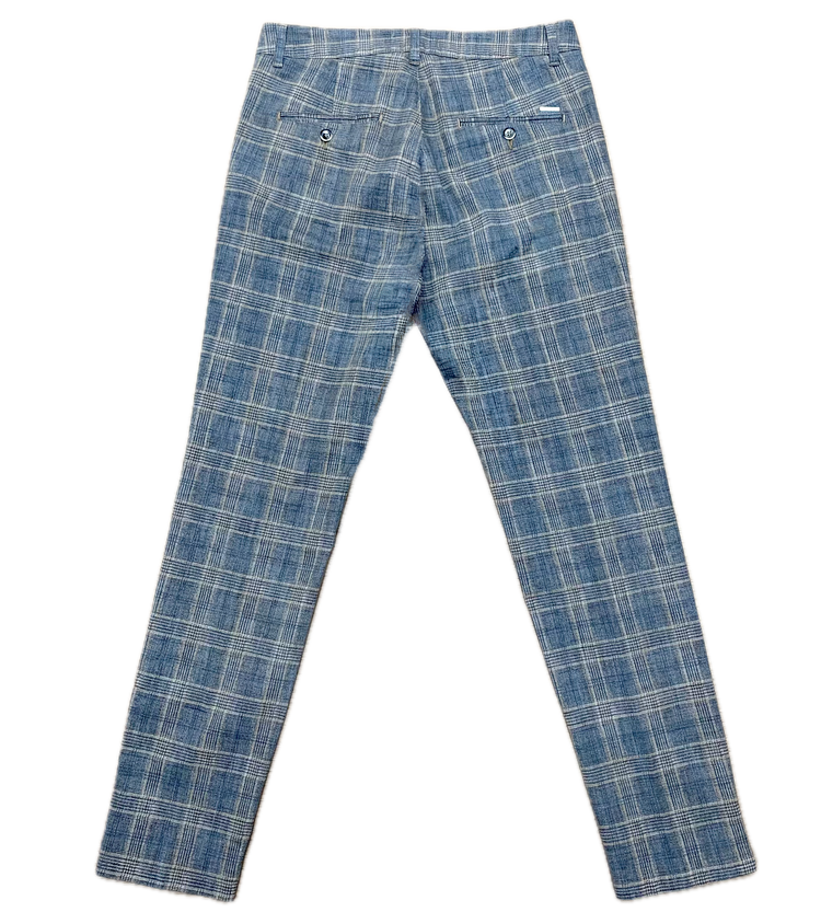 Pantalone Uomo Con Fantasia Tartan