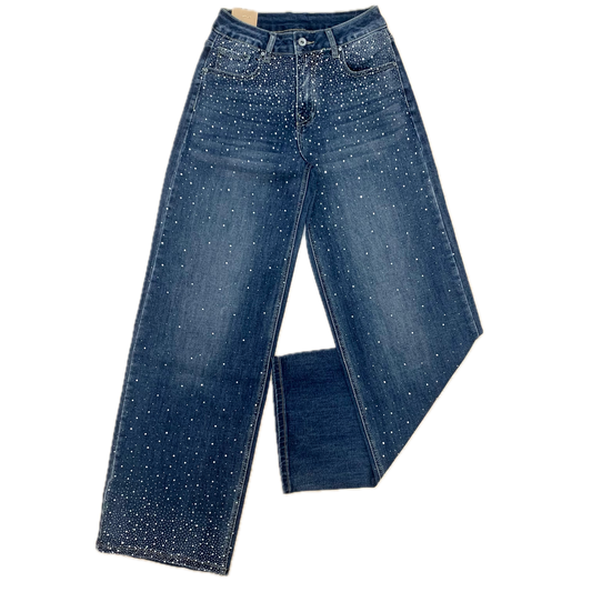 Jeans Donna Con Strass - [bewearitalia]