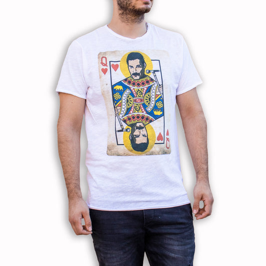 T-Shirt stampa "Freddie Regina Di Cuori" - [bewearitalia]