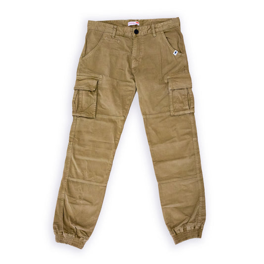 Pantaloni Cargo con polsino Col.Beige - [bewearitalia]